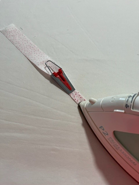 Bias Tape Maker with an Iron